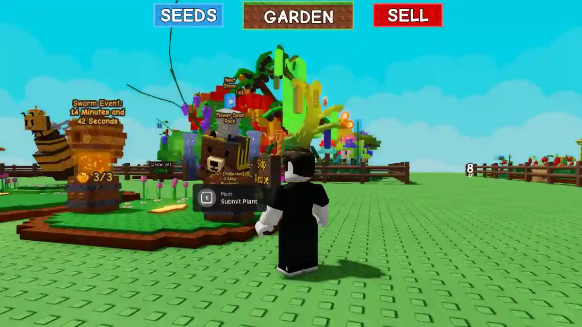 Bizzy Bear Crafting Recipes in Grow a Garden