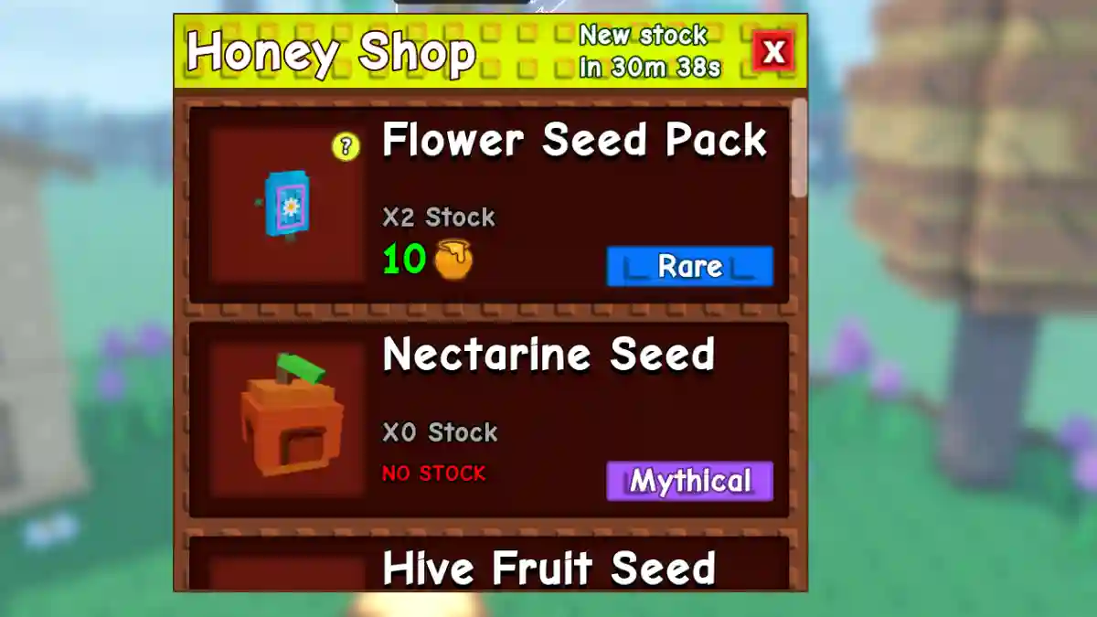 Nectarine Seeds in Grow a Garden (1)